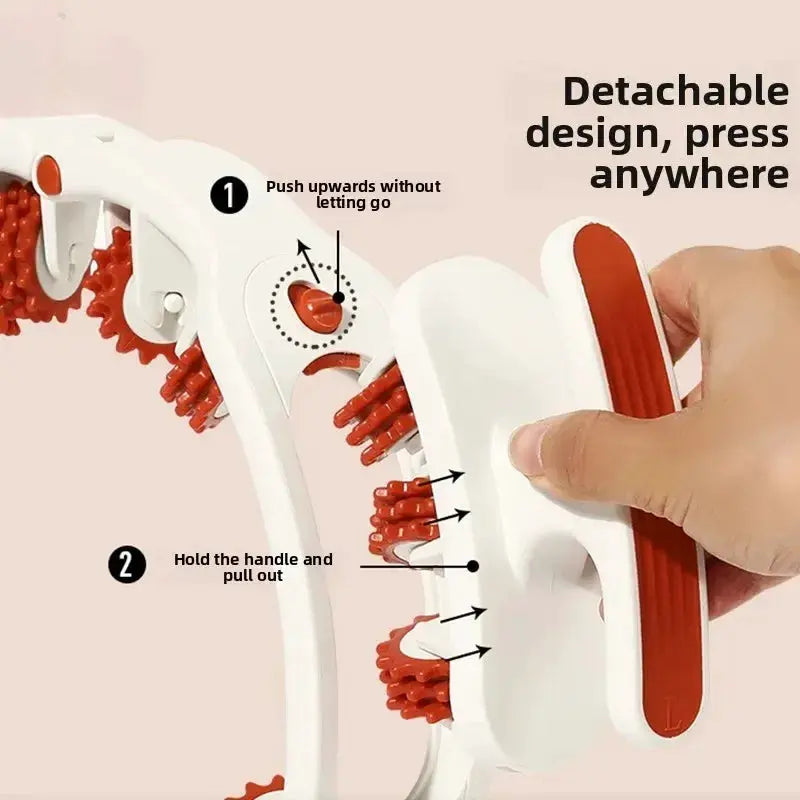 Multi-Function Leg Massager | Detachable Handles | Full Body Relief | Manual Abs And Neck Therapy