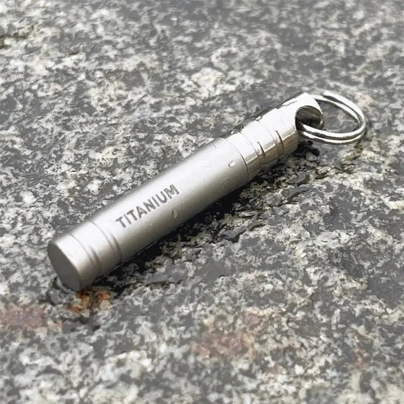 Mini Titanium Sim Tray Remover | 0.5Mm Diameter | Keychain Pendant