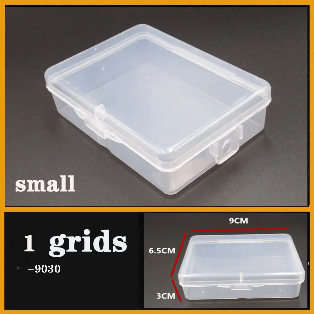 Transparent Plastic box Screw Compartment Box Jewelry Earring Display Case Container Clear Terminal Organizer Tool Storage boxes from PriceLows™