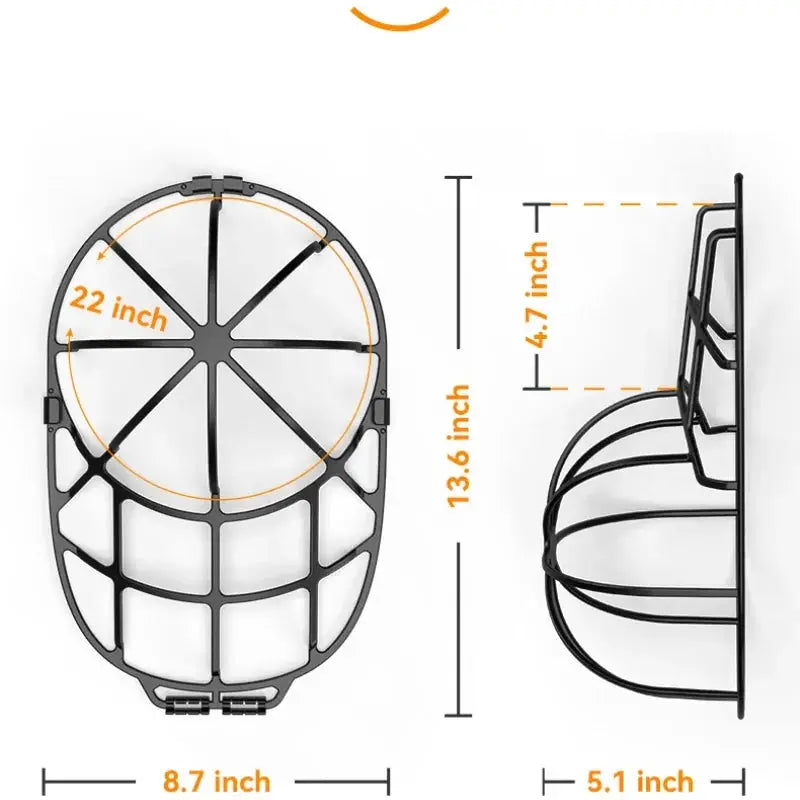 Hat Washing Frame | Abs Plastic | Anti Deformation | Multiple Sizing