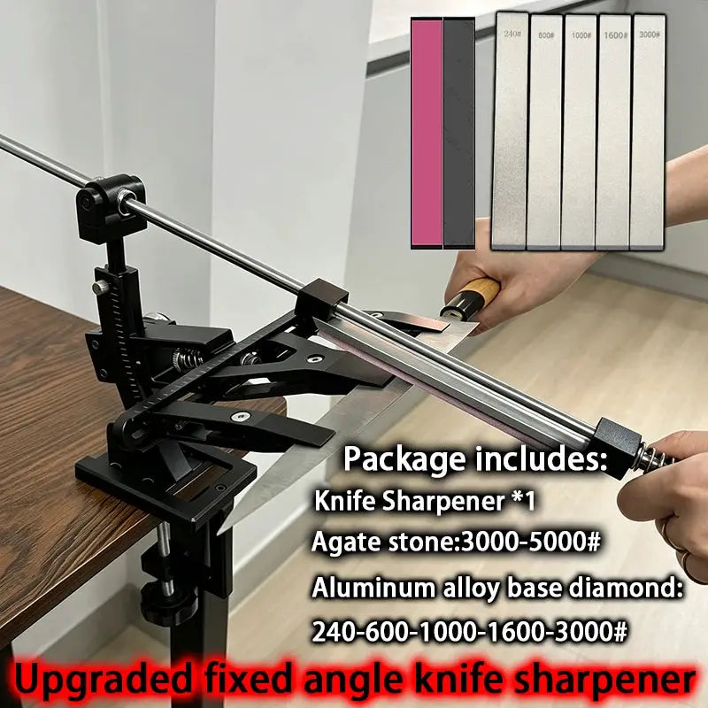 Knife Sharpener | Fixed-Angle | Precise Adjustment | One Size