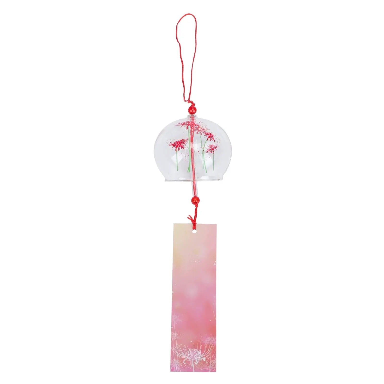 Blue Japanese Glass Wind Chime Premium Glass Wind Chimes Decorative Bell Hanging nament Garden Adornment Home Decor from PriceLows™