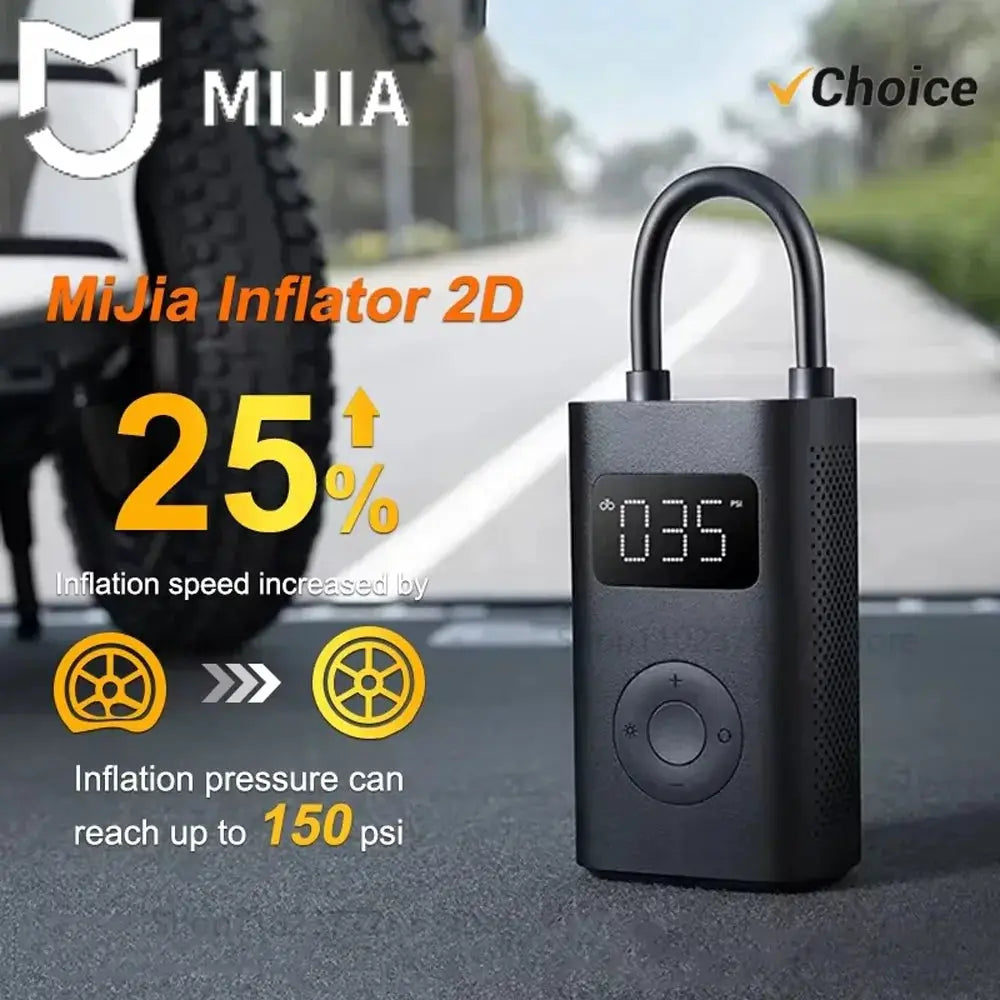 Air Pump | 2000mAh Battery | Portable Cordless | For Bicycle Car Ball