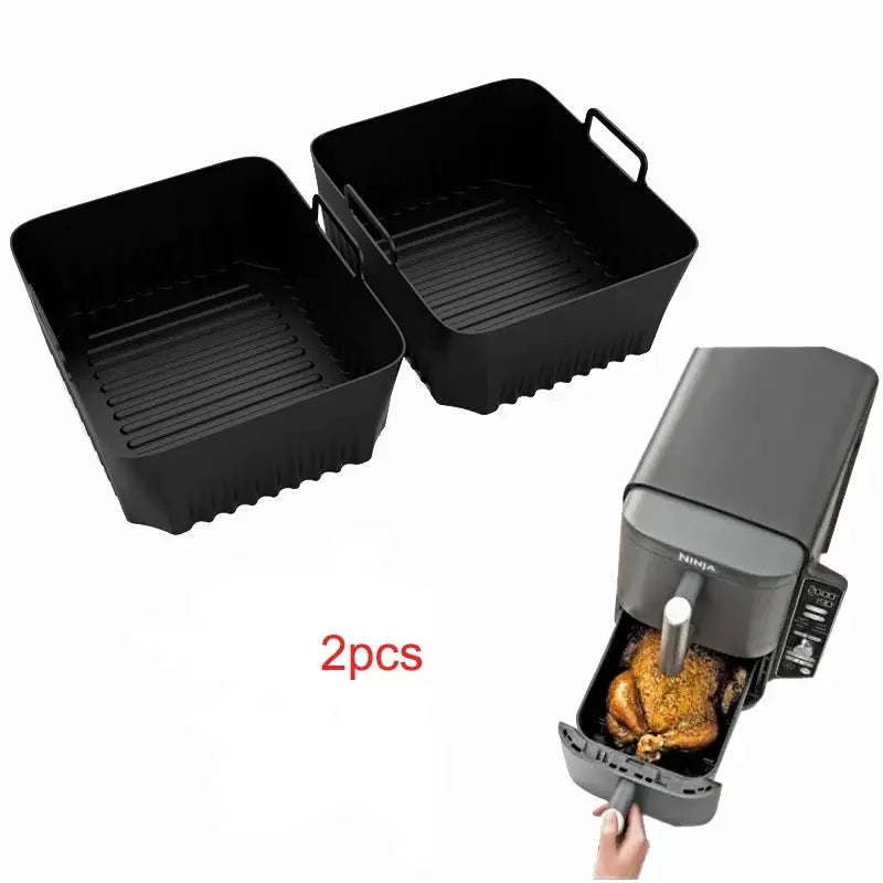 Air Fryer Tray Silicone Mold | Ninja AF500 Compatible | Non Stick and Reusable