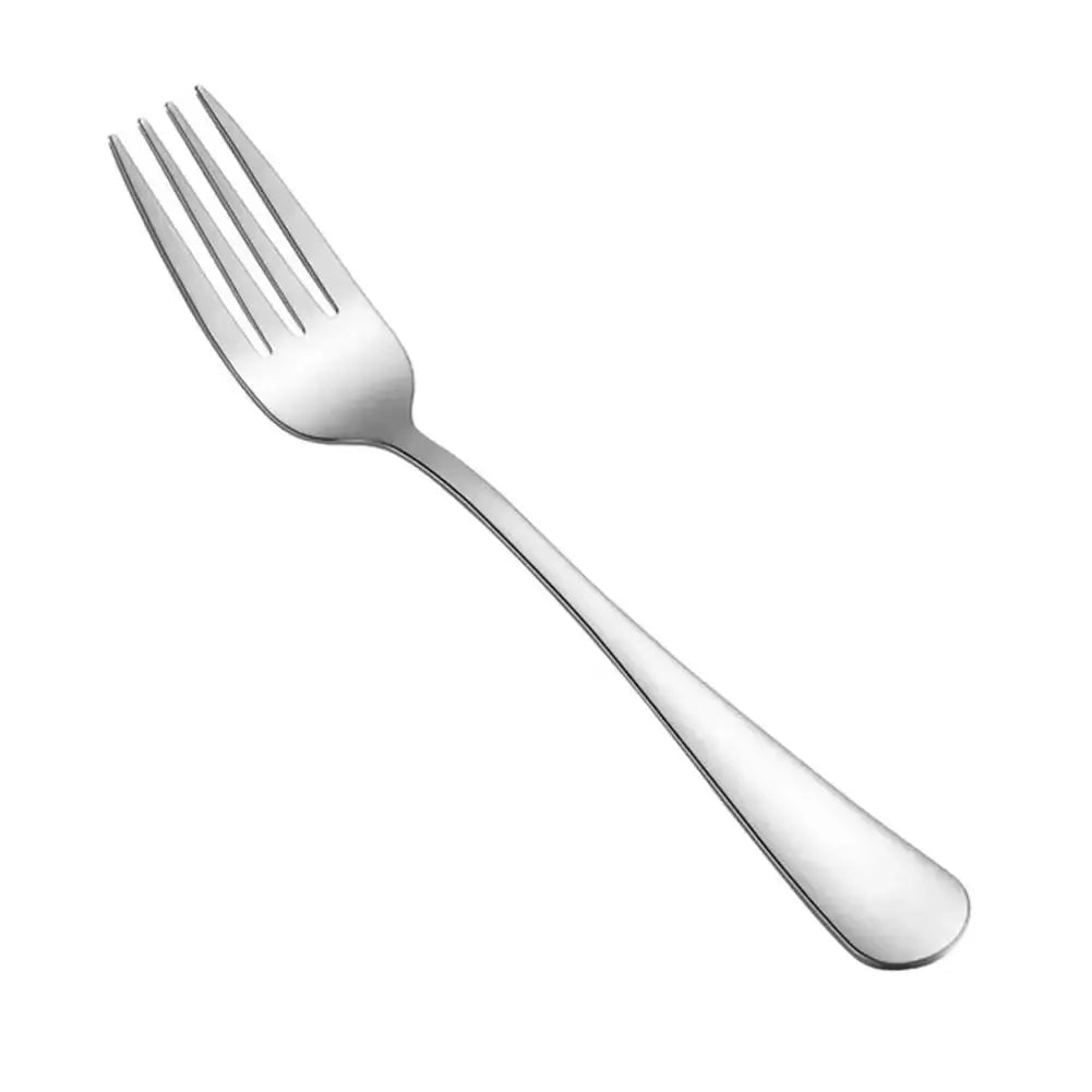 2/4/8pcs Stainless steel dessert fork, suitable for fruit mooncake cake snacks, tea, fruit salad, perfect for restaurant, party from PriceLows™