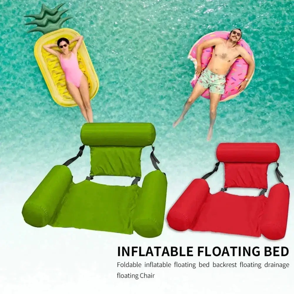 Inflatable Water Hammock | Foldable | Pool Lounger | Adult