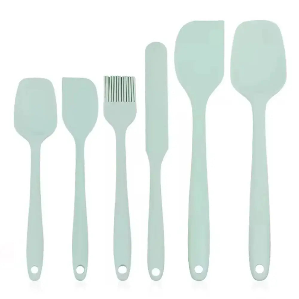 Silicone Spatula Set | Food Grade Silicone | Heat Resistant | 6 Piece Set