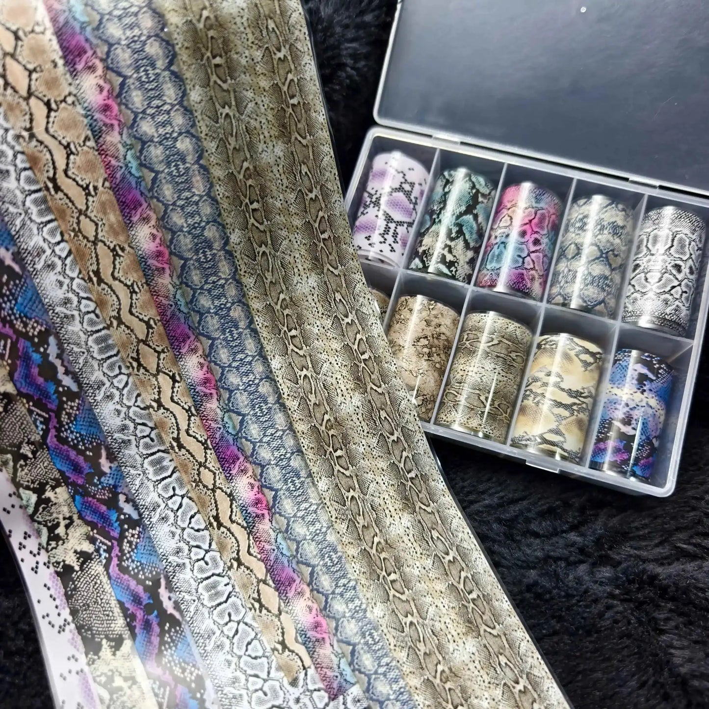 10Rolls Halloween Flower Plaid Angel Marble Bow Nail Foils Transfer Paper Nail Art Stickers Decal Nails Decoration from PriceLows™