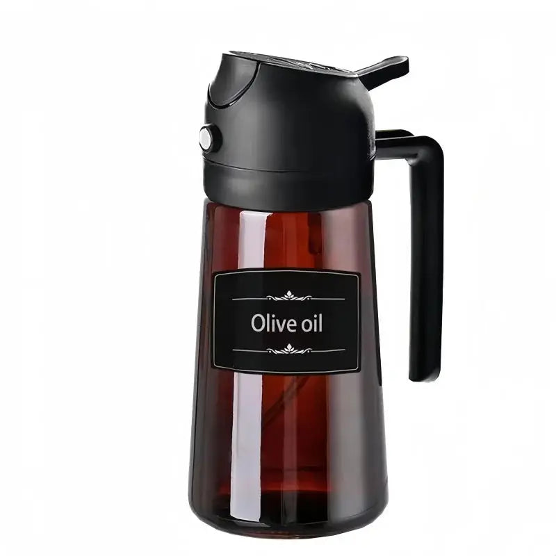 Olive Oil Dispenser | 470ml Capacity | 2 In 1 Spray And Pour | Glass