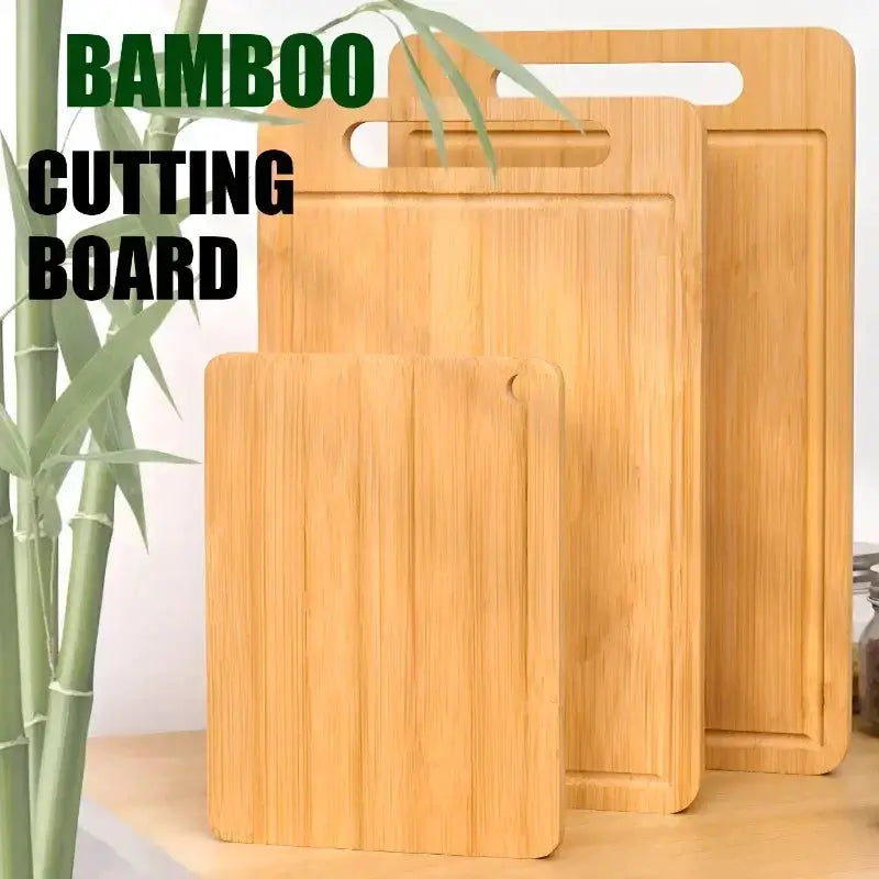 Bamboo Cutting Board | Thickened | Eco Friendly | Meat Veggie Prep