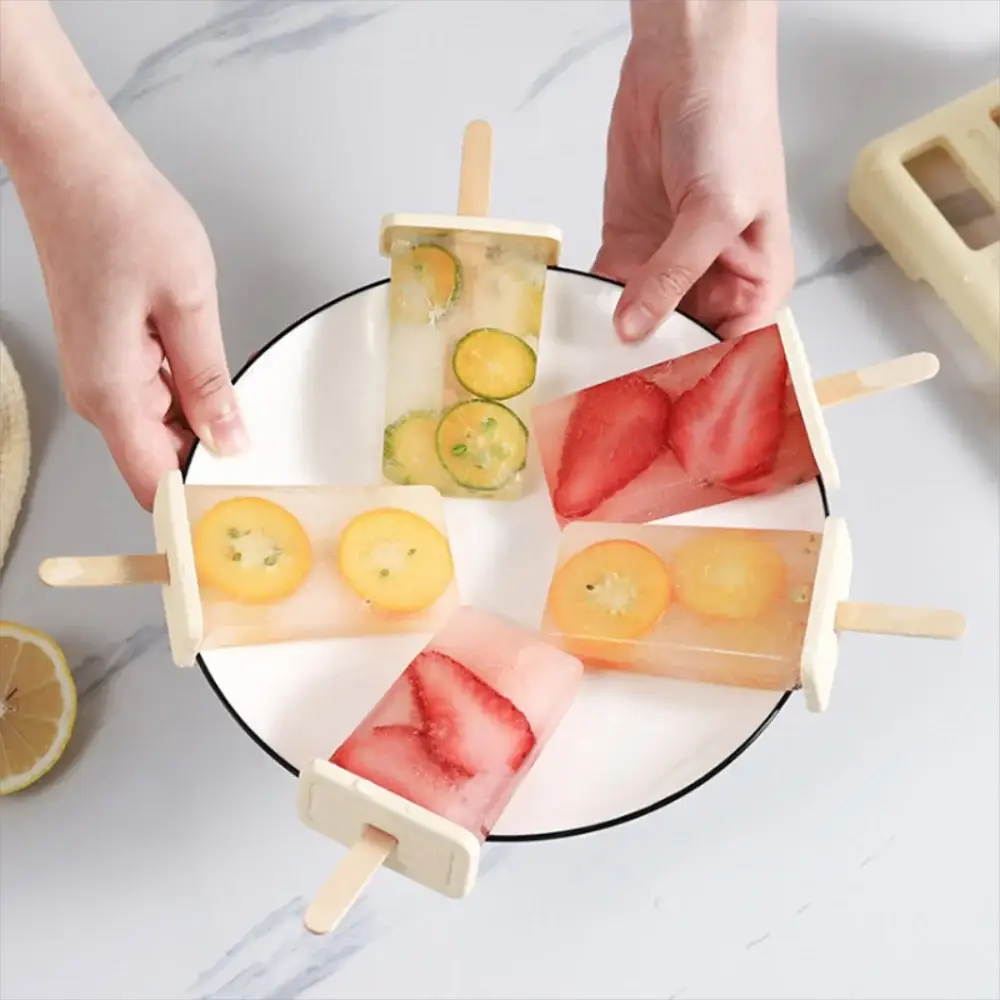 Ice Cream Popsicle Mold DIY Ice Cream Machine Homemade Ice Box with Plastic Stick Ice-lolly Mold Ice Cube Tray Kitchen Gadgets from PriceLows™