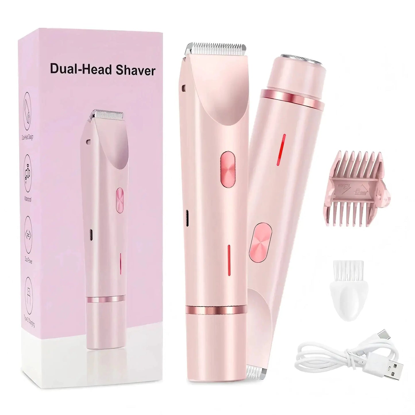 2 in 1 Electric Hair Trimmer | Waterproof Wet And Dry | 60 Min Battery