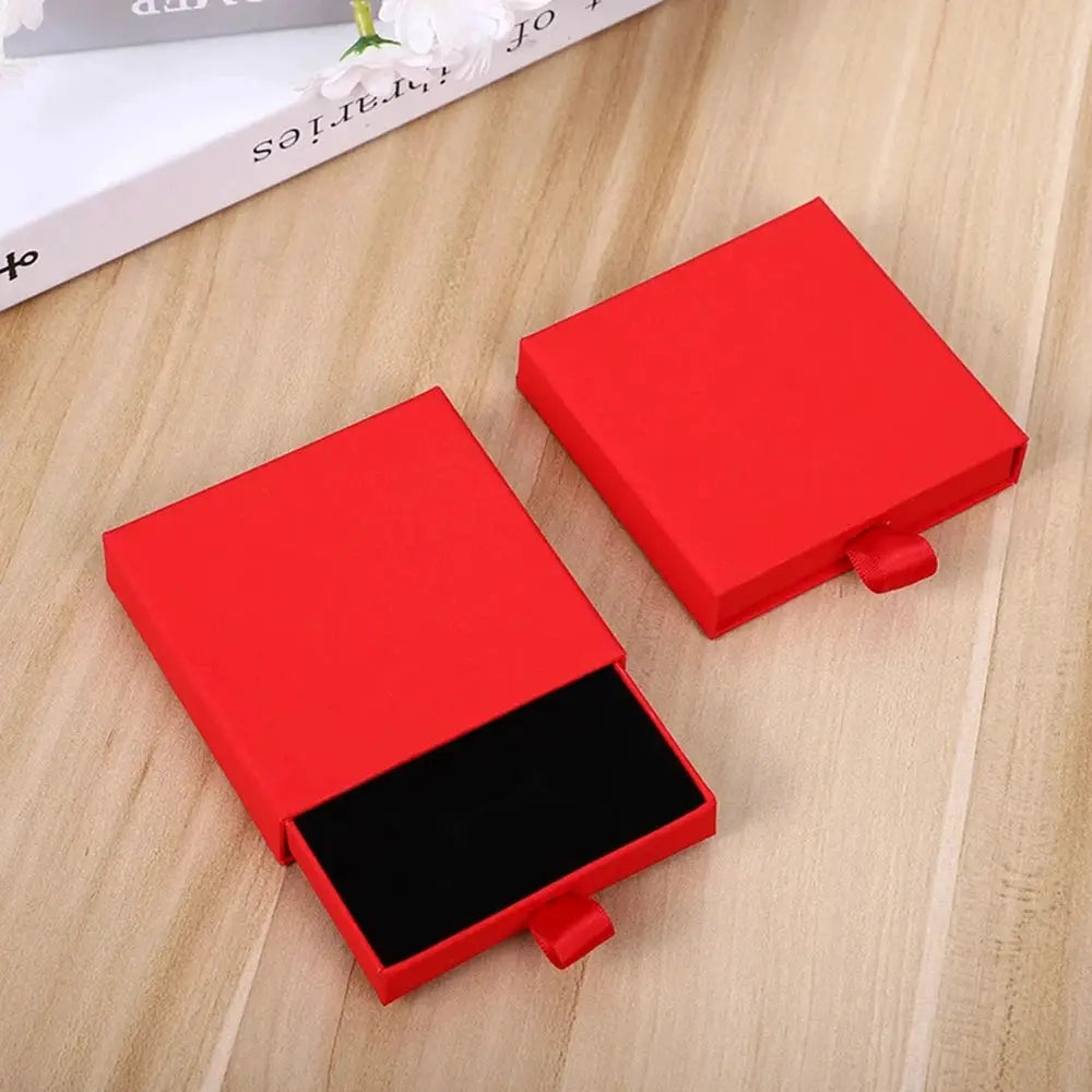 1PC Thick Kraft Paper Drawer Jewelry Box Portable Ring Necklace Bracelet Earrings Gift Display Case Packaging Boxes Cardboard from PriceLows™