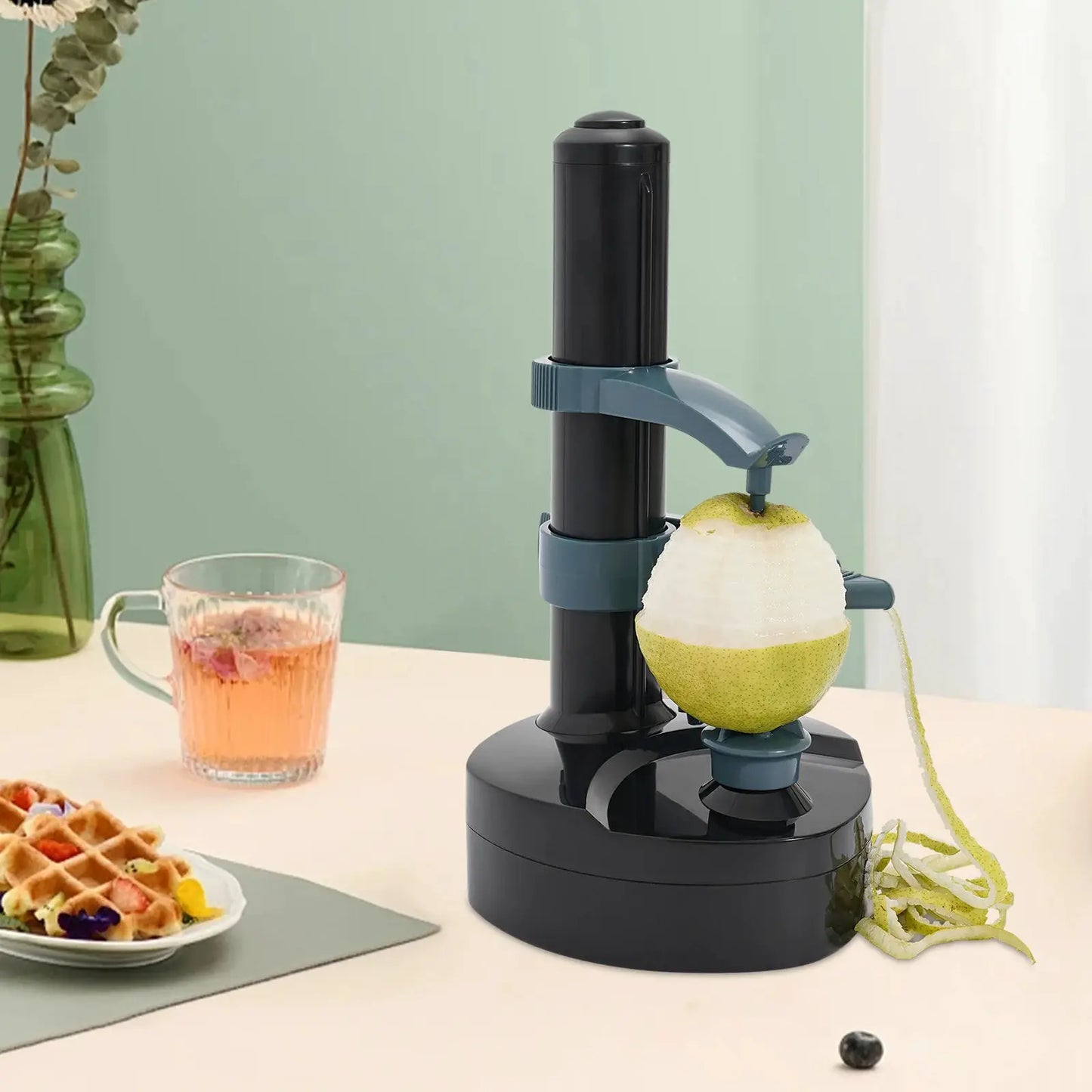 24W Kitchen Peeling Tool Electric Vegetable Peeler ABS Multifunctional Automatic Potato Apple Peeler Fruit Peeler Machine from PriceLows™