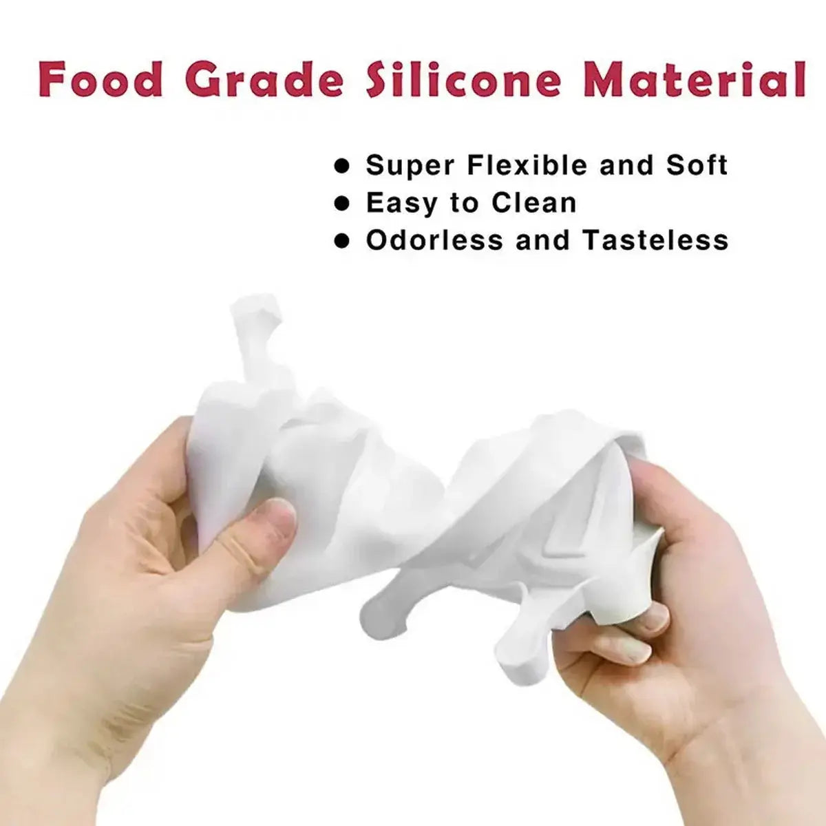 Silicone Ice Cream Mold DIY Chocolate Dessert Popsicle Tray Ice Cube Maker Homemade Cooking Tools Party Supplies from PriceLows™