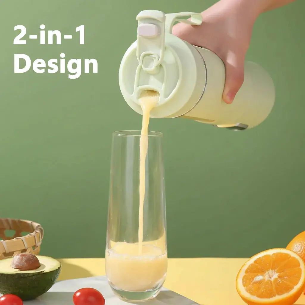 New 530ml Portable Juicer Wireless USB Charging Crushed Ice Electric Juicing 12 Blade 4 Gears 7.4V Mini Fresh Juice Blender from PriceLows™