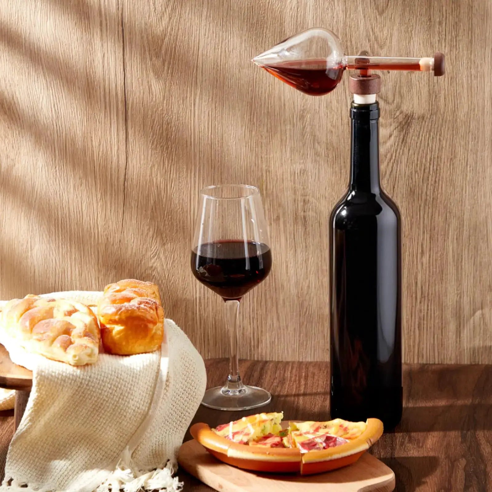 Wine Aerator Decanter Red and White Aerator Pourer Makes Your Wines Taste Better Italian Design Decanter Whiskey and Spirits Gif from PriceLows™