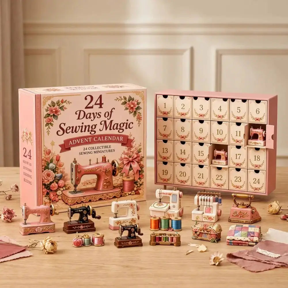 Christmas Advent Calendar | Angel Theme | 24 Day Pockets | Pink Acrylic