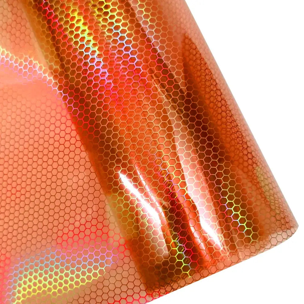 Car Laser Honeycomb Headlights Taillight Lamp Vinyl Wrap Automobile Headlight Tint Waterproof Film Fog Light Taillight Stickers from PriceLows™