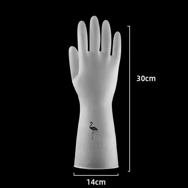 Waterproof Housework Cleaning Gloves Kitchen Cleaning Latex Laundry Dishwashing Gloves Wear Resistant Rubber Gloves from PriceLows™