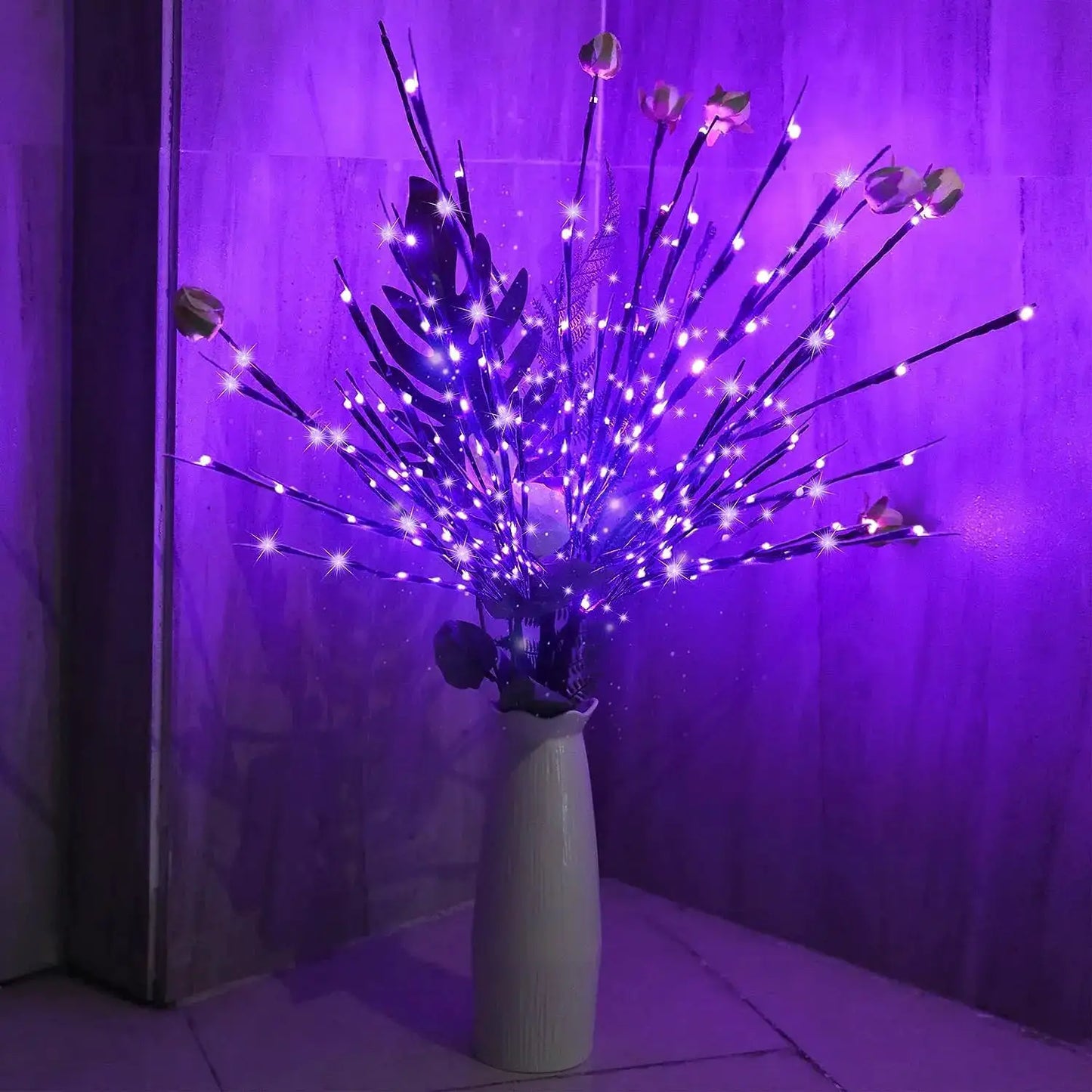 1Pcs LED Tree Branch Light Battery Powered Operated Bendable Twig Branch Lights for Party Coffee Store Festivals Home Decoration from PriceLows™