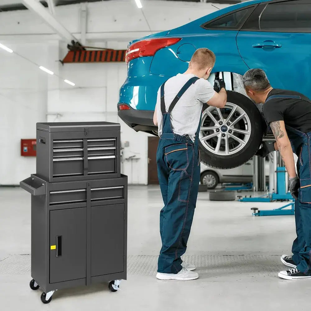 Rolling Tool Chest with Drawers Tool Organization Box Storage Cabinet for Garage from PriceLows™