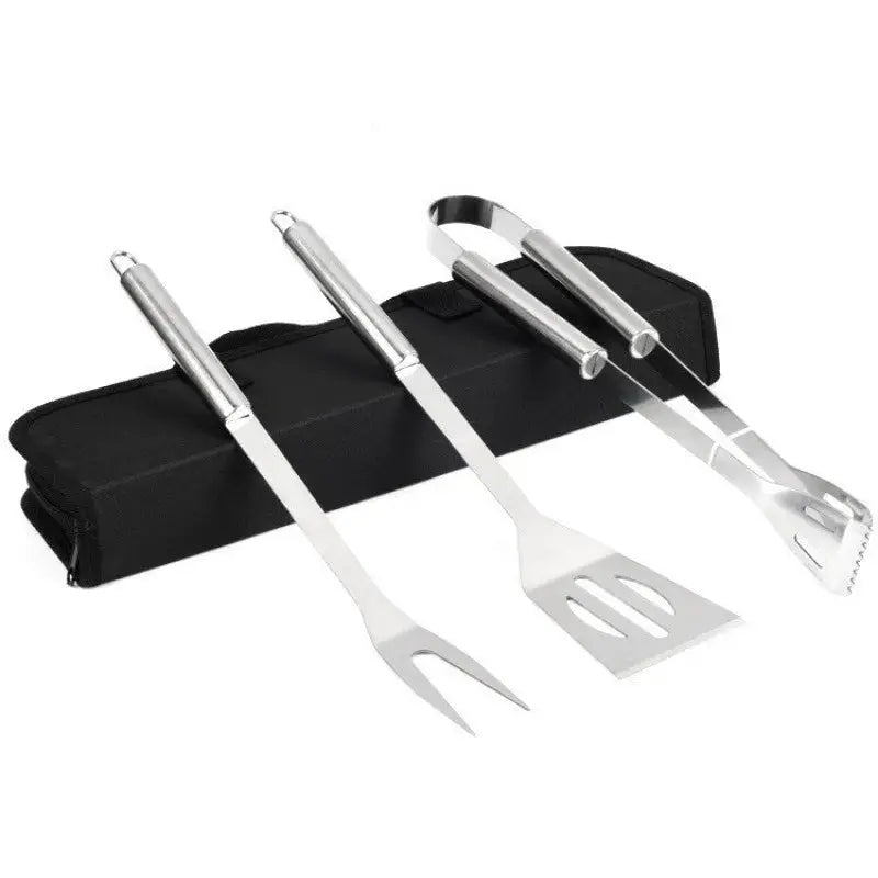 Stainless Steel BBQ Tools Set spatula fork knife Barbecue Grilling Accessories Camping Outdoor Cooking Utensil from PriceLows™