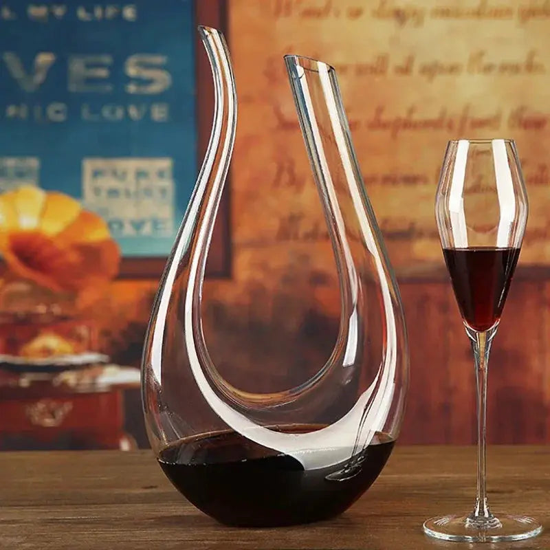 1500ML Big Decanter Handmade Crystal Red Wine Brandy Champagne Glasses Decanter Bottle Jug Pourer Aerator For Family Bar from PriceLows™