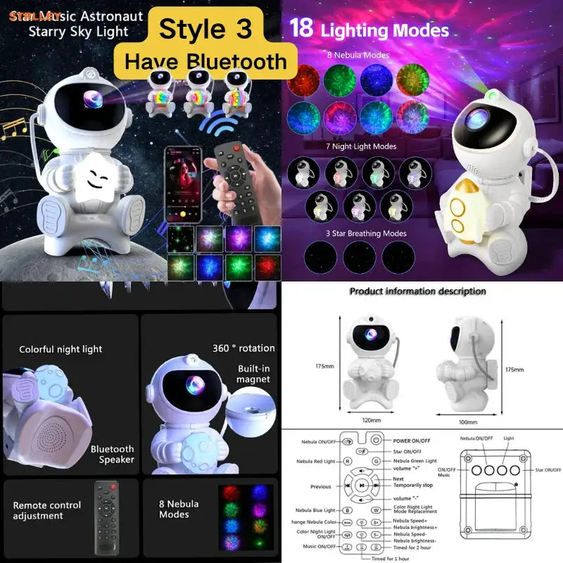 Star Projector | Bluetooth Speaker | Galaxy Projection | Starry Sky Lamp