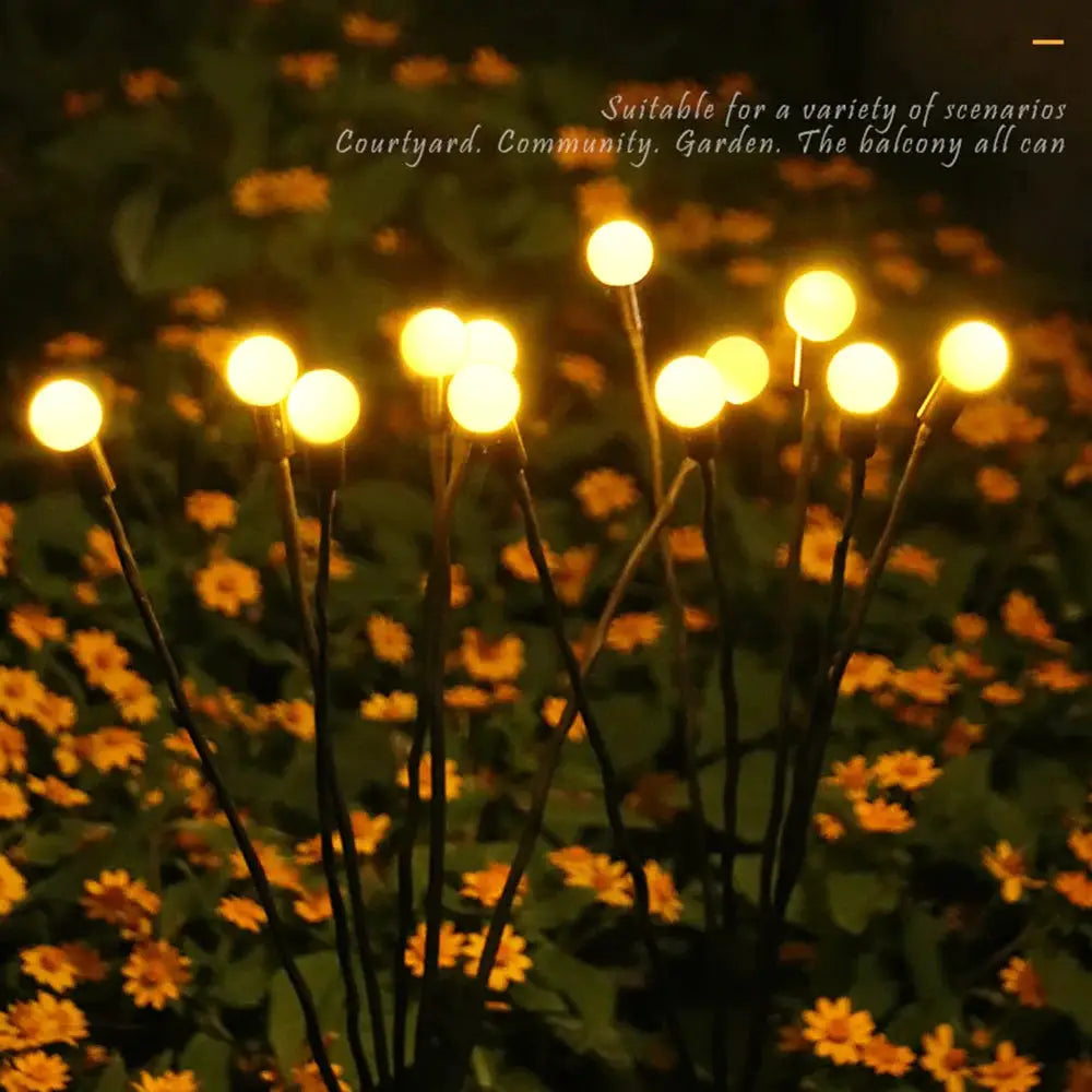 Solar LED Light Outdoor Waterproof Garden Sunlight Powered Landscape Lights Firefly Garden Lights Lawn Garden Decor Solar Light from PriceLows™
