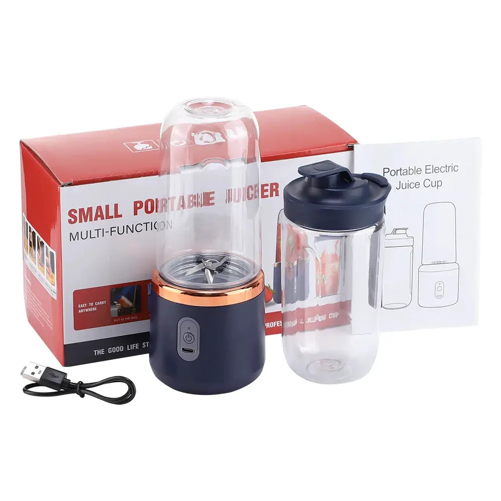 Portable Blender | 6 Blades | Stainless Steel | Rechargeable