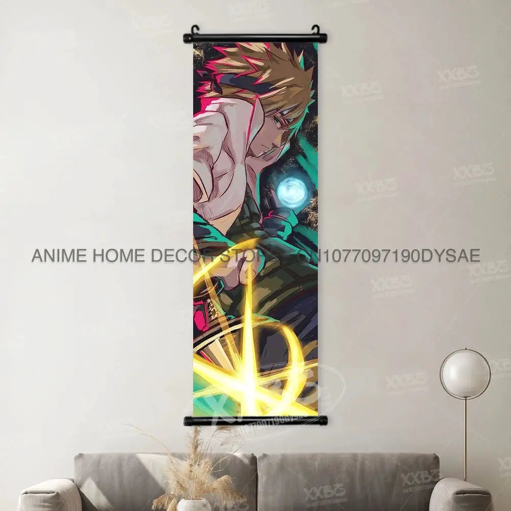Uzumaki Naruto Posters Sasuke Home Decor Uchiha Madara Hanging Painting Might Guy Scrolls Picture Gaara Wall Art Killer B Mural from PriceLows™