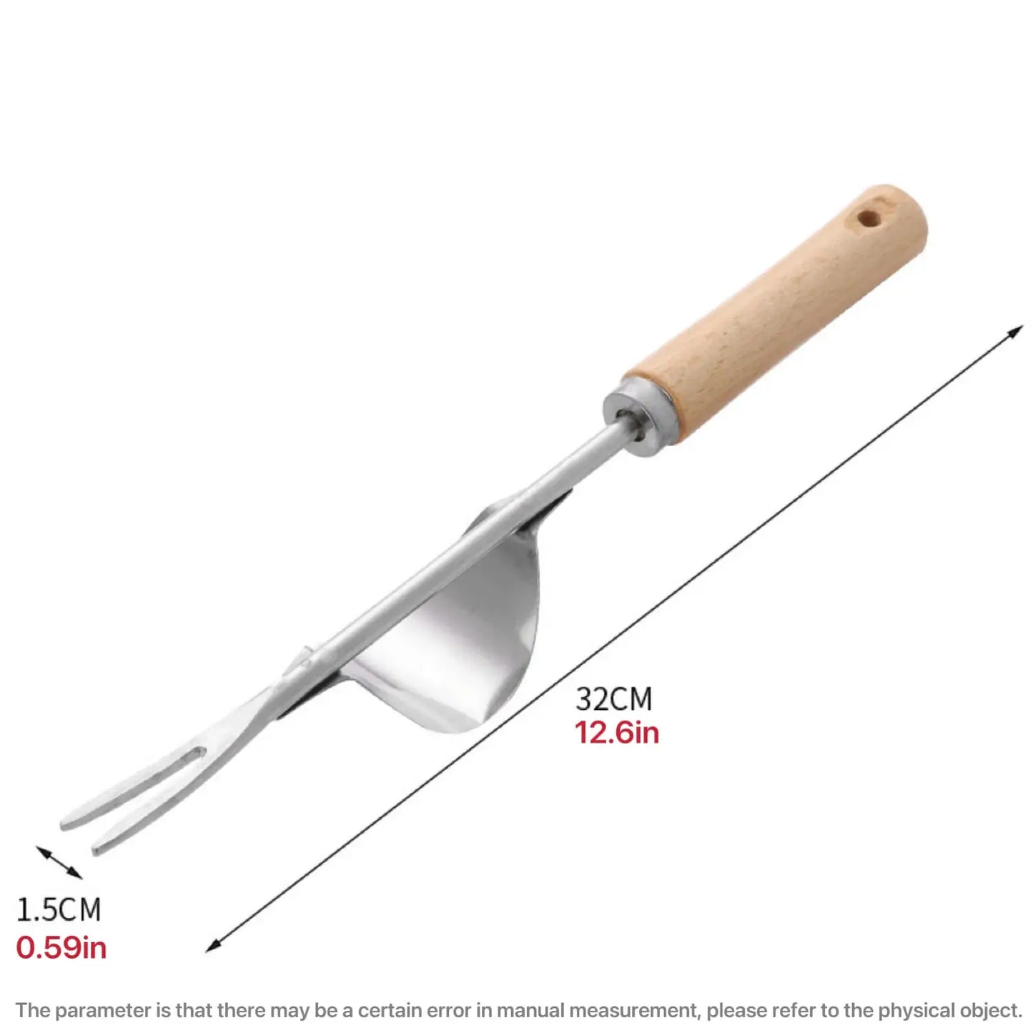 Wood Hand Weed Puller Tool For Root Removal With Garden Handle