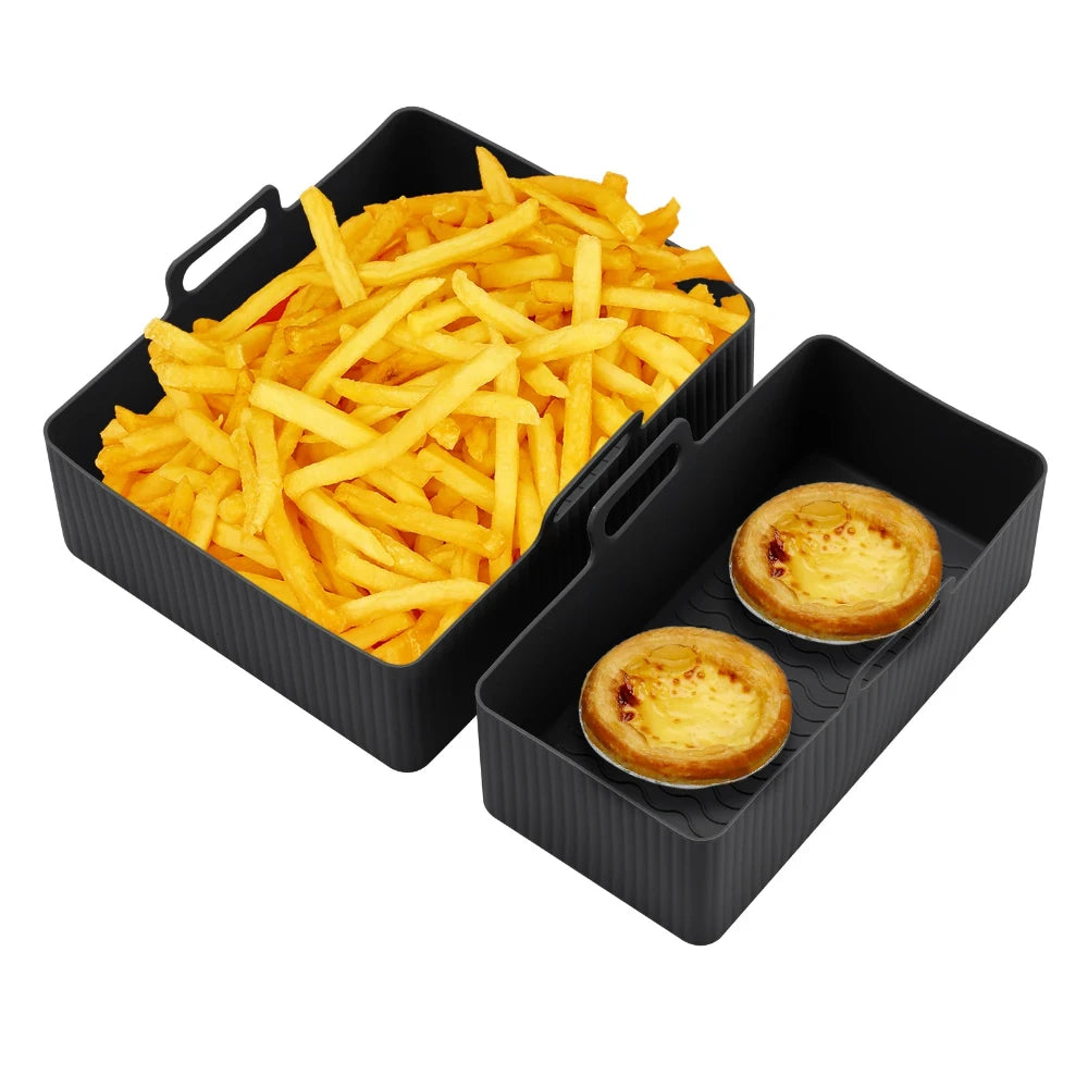 Air Fryer Liner | Ninja NA350 Compatible Silicone Molds | Reusable 2 Pcs