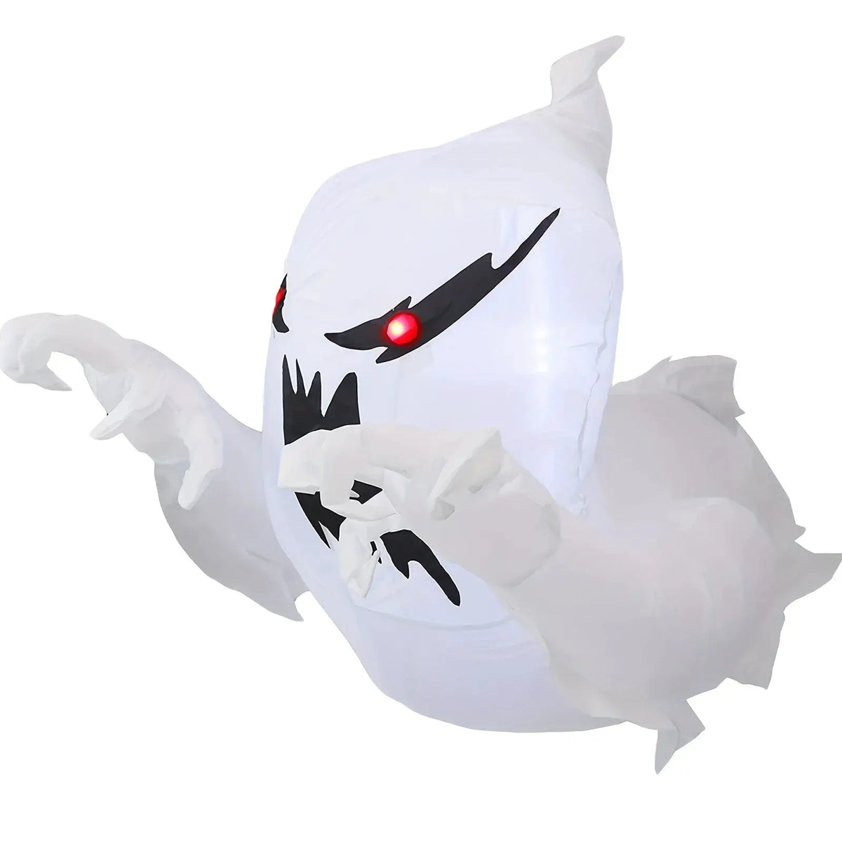Inflatable Ghost Decoration | 3.3 Ft Outdoor | Built In Led | Halloween Prop
