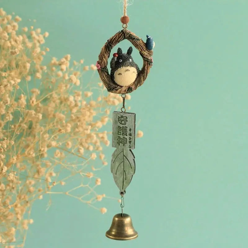 Resin Wind Chime Ornaments Totoro Wind Chime DIY Craft Gifts for Home Garden Decor from PriceLows™