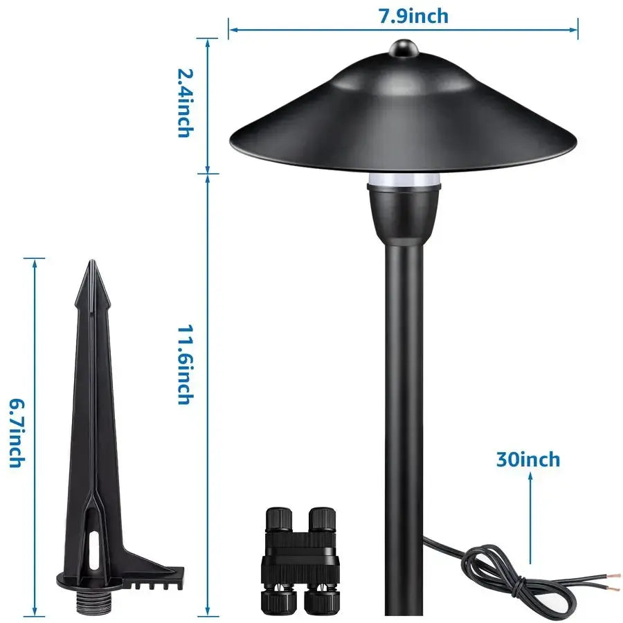 Low Voltage Pathway Lights LED Landscape Lights Low Voltage 3W 1224V 3000K Landscape Lighting CastAluminum Waterproof Landscape from PriceLows™