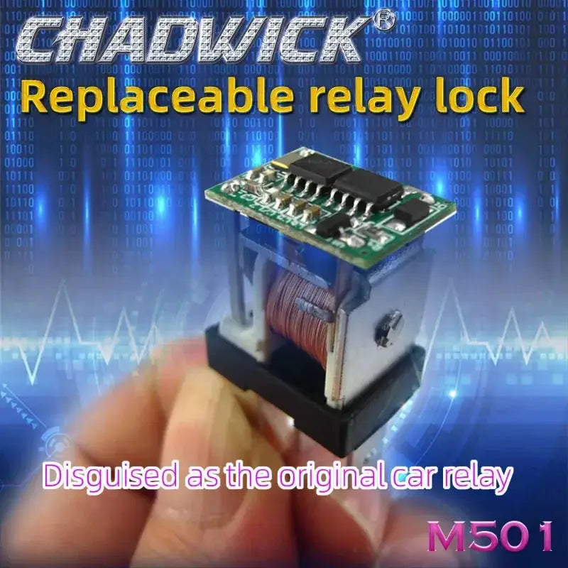 12V wireless immobilizer car engine lock Intelligent Security Anti-Theft System Replaceable relay shaped device CHADWICK 501 from PriceLows™