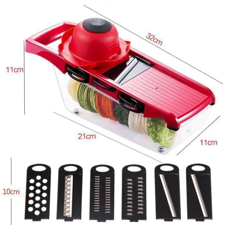 Portable Vegetable Slicer | Stainless Steel Blades | Multi Purpose