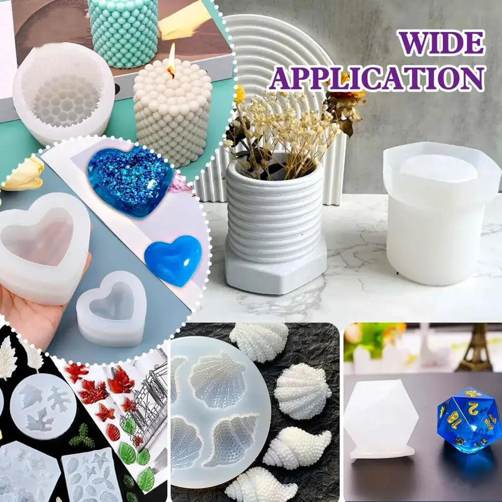 Silicone Mold Kit | 200ml Rubber | 1A To 1B Mix | Fast Cure Formula