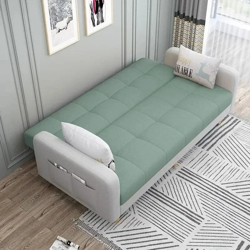 Sofa Bed | Wood Frame | Fabric Upholstery For Hotel Use