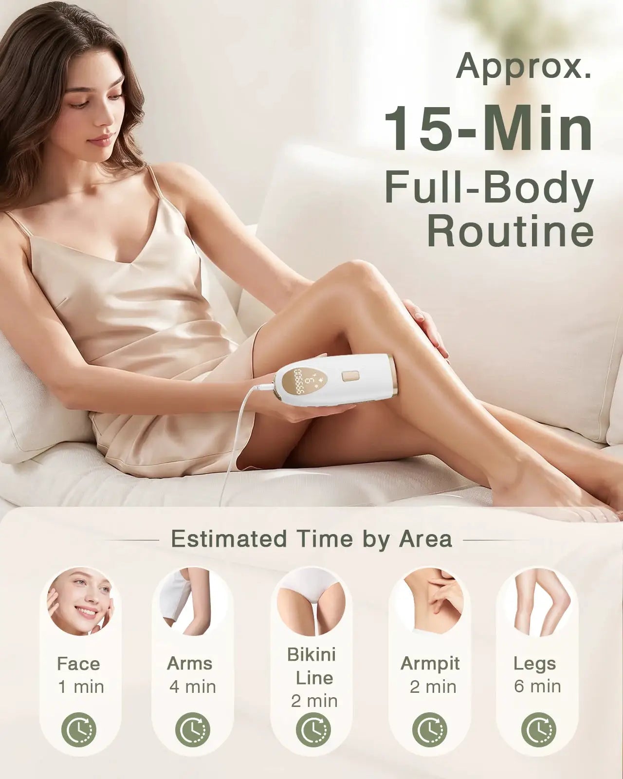Ipl Hair Removal Device | 999k Flashes Ice Cooling | Women Home Epilator