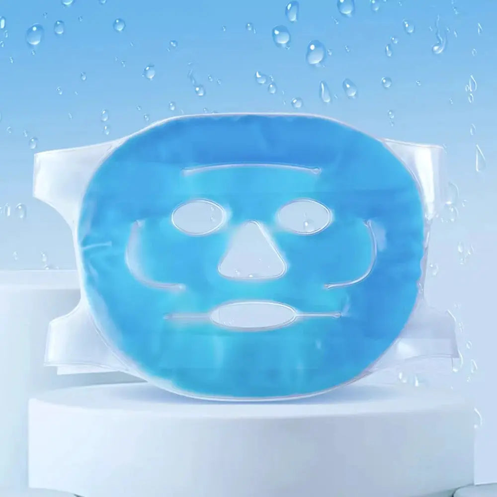 Face Cooling Mask Gel Eye Mask Ice Pack Cooling PVC Hot Cold Therapy Skin Care Tool Gel Face Mask Skin Firming Spa Sleep Mask from PriceLows™