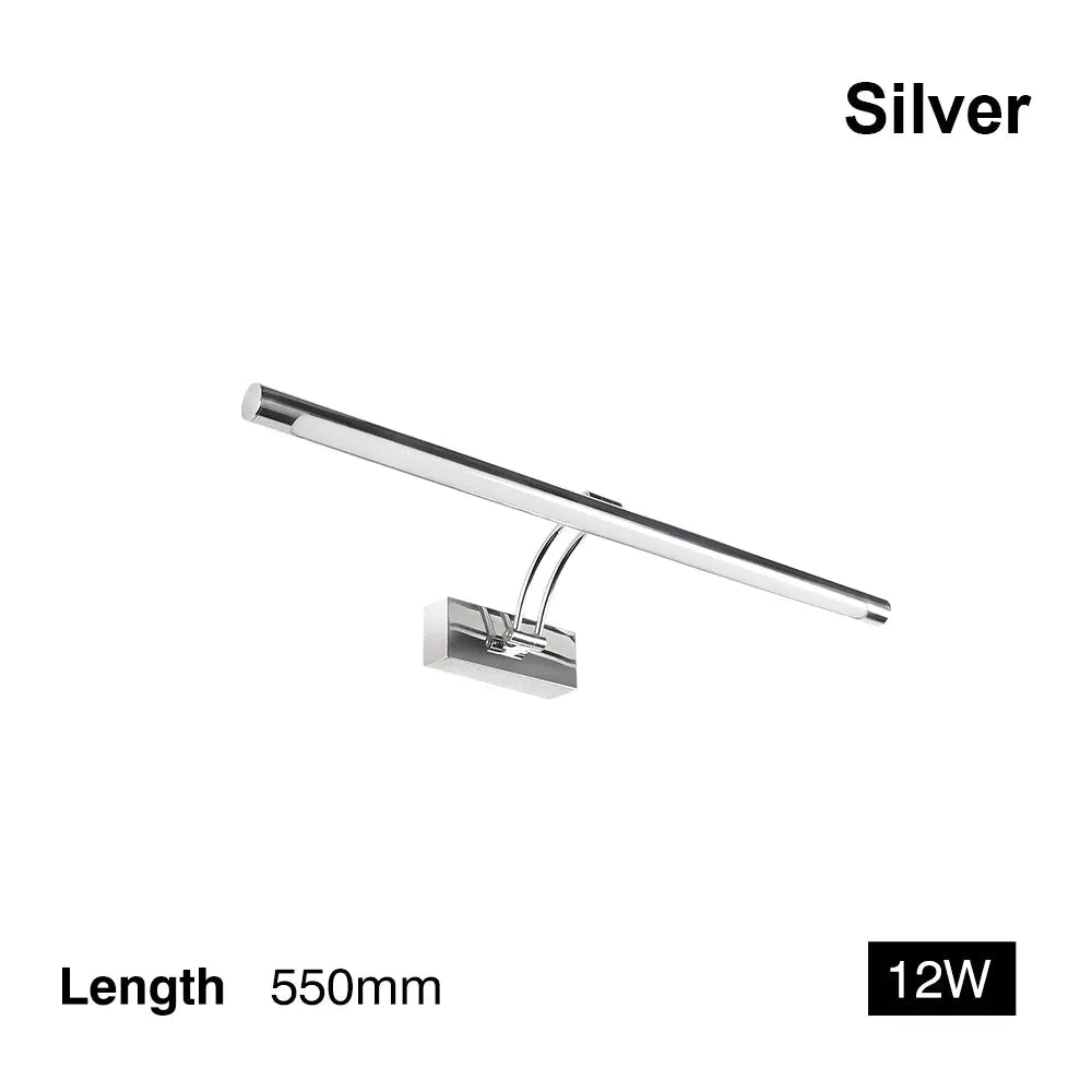 Modern Interior Wall Lamp 80 100cm Led Apply wall light Black Silver Bathroom Lighting Wall Mounted Picture Light Wall Sconce from PriceLows™