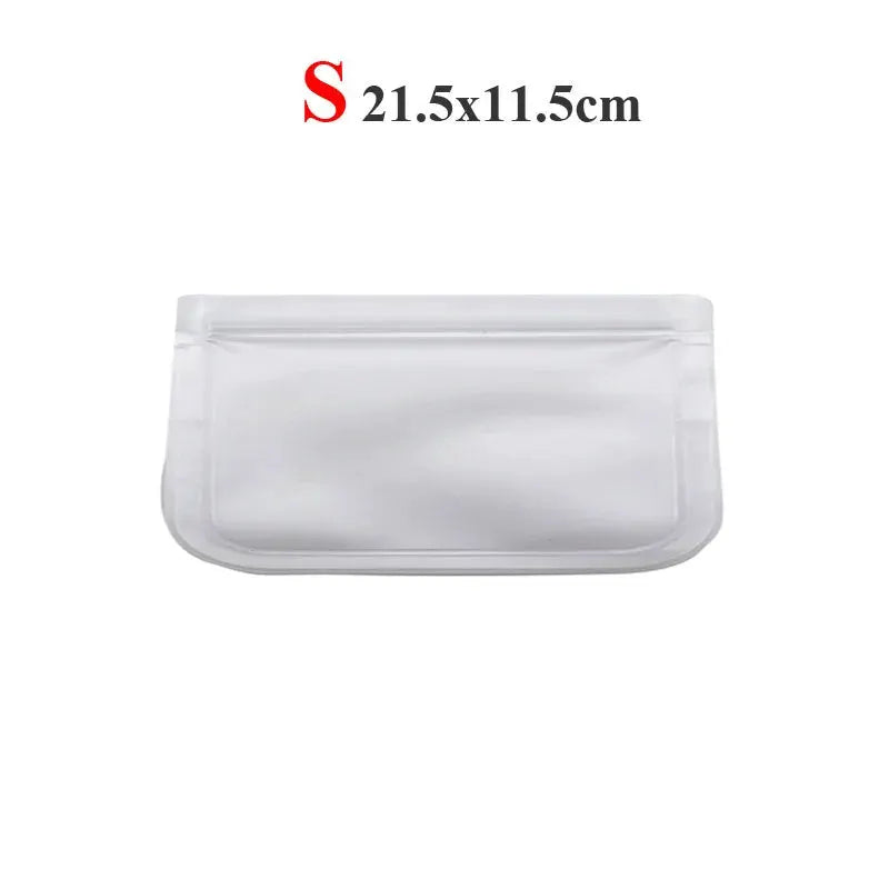 Reusable Food Storage Bag | 80ml Capacity, Leakproof | PEVA Material | One Size