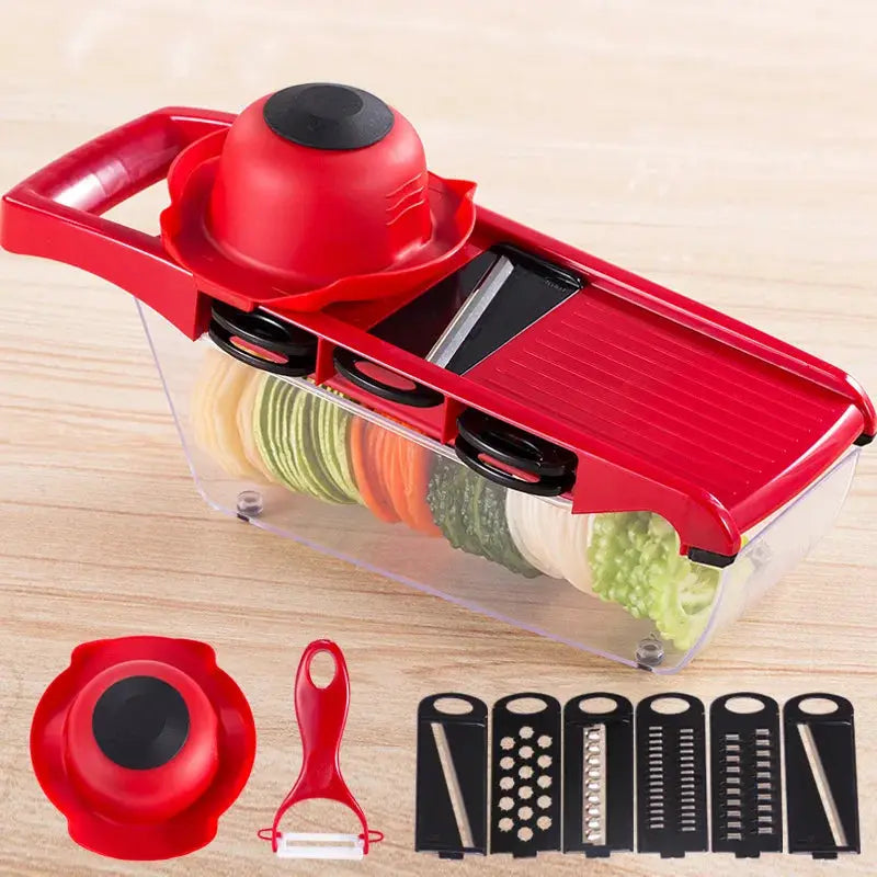 Portable Vegetable Slicer | Stainless Steel Blades | Multi Purpose