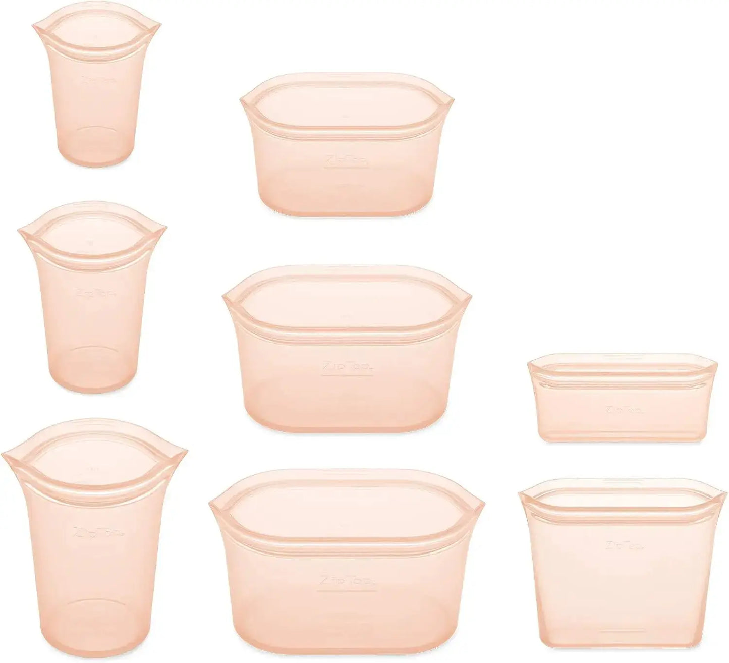 Silicone Food Storage Set | 8-Piece | Microwave, Freezer & Dishwasher Safe