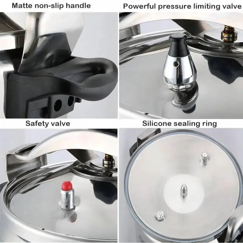 Pressure Cooker | 30 Quart Capacity | Stainless Steel | Large Steamer