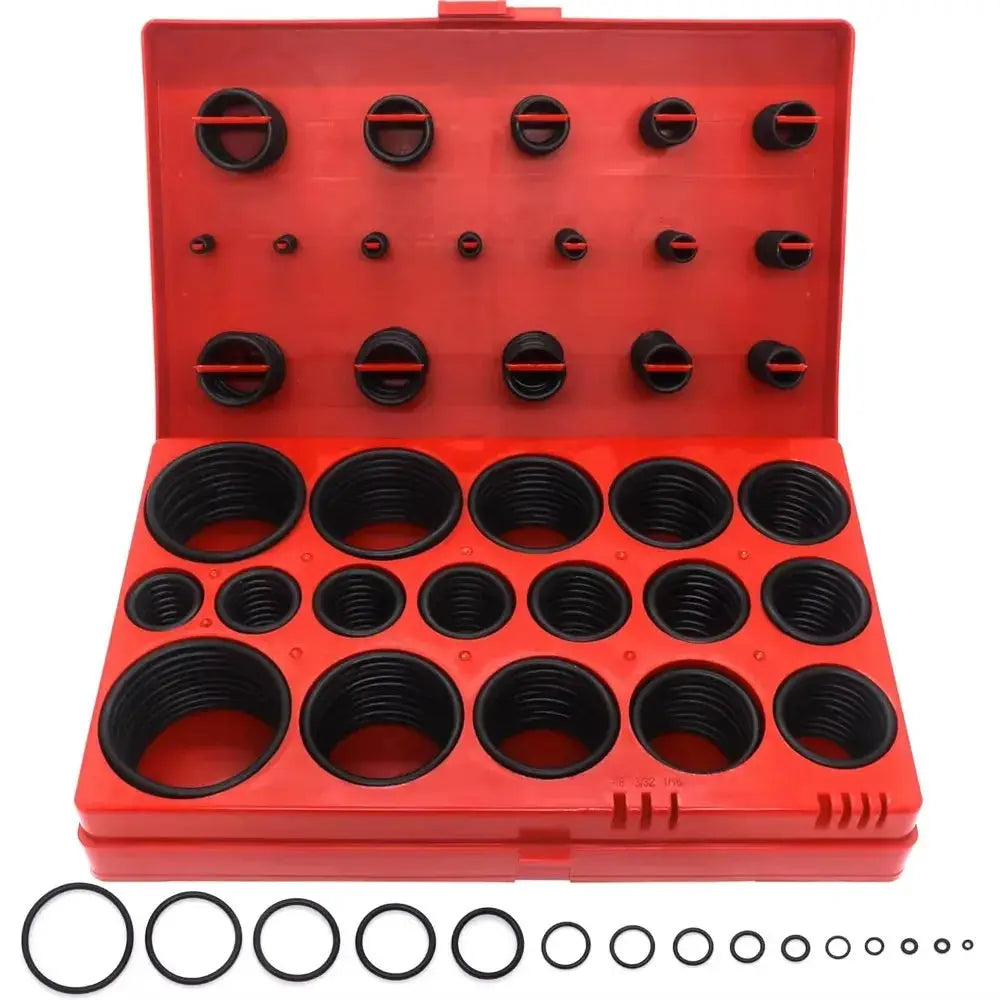 419/225PCS Set Universal O-Ring Assortment 32 Size Nitrile Rubber Ring Seal O Ring Gasket for Plumbing Automotive Faucet Repair from PriceLows™