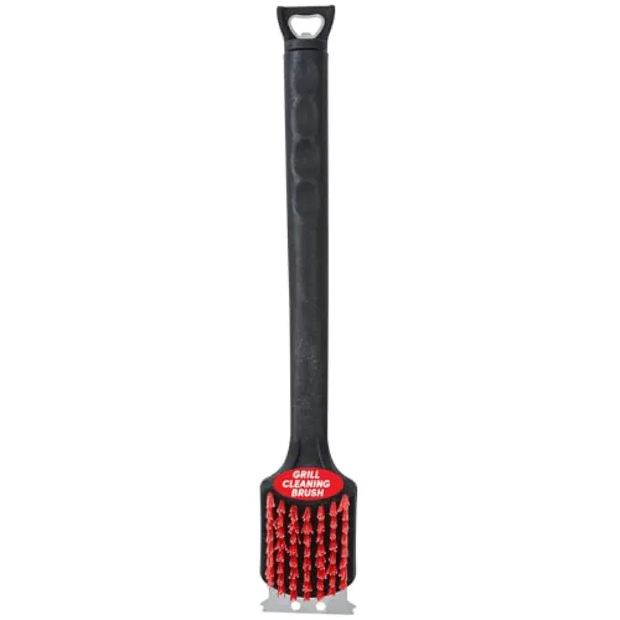 Grill Cleaning Brush | Nylon Bristles | Scraper and Bottle Opener | One Size